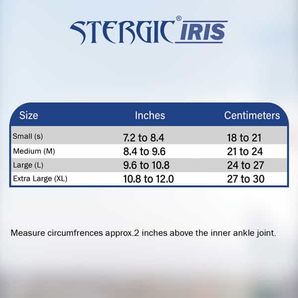 Stergic Iris Ankle Support Brace For Injury Recovery | Long Lasting Pain Relief Large Size