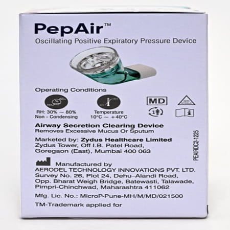 Pepair Positive Expiratory Pressure Device 1 Nos