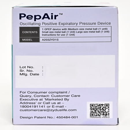 Pepair Positive Expiratory Pressure Device 1 Nos