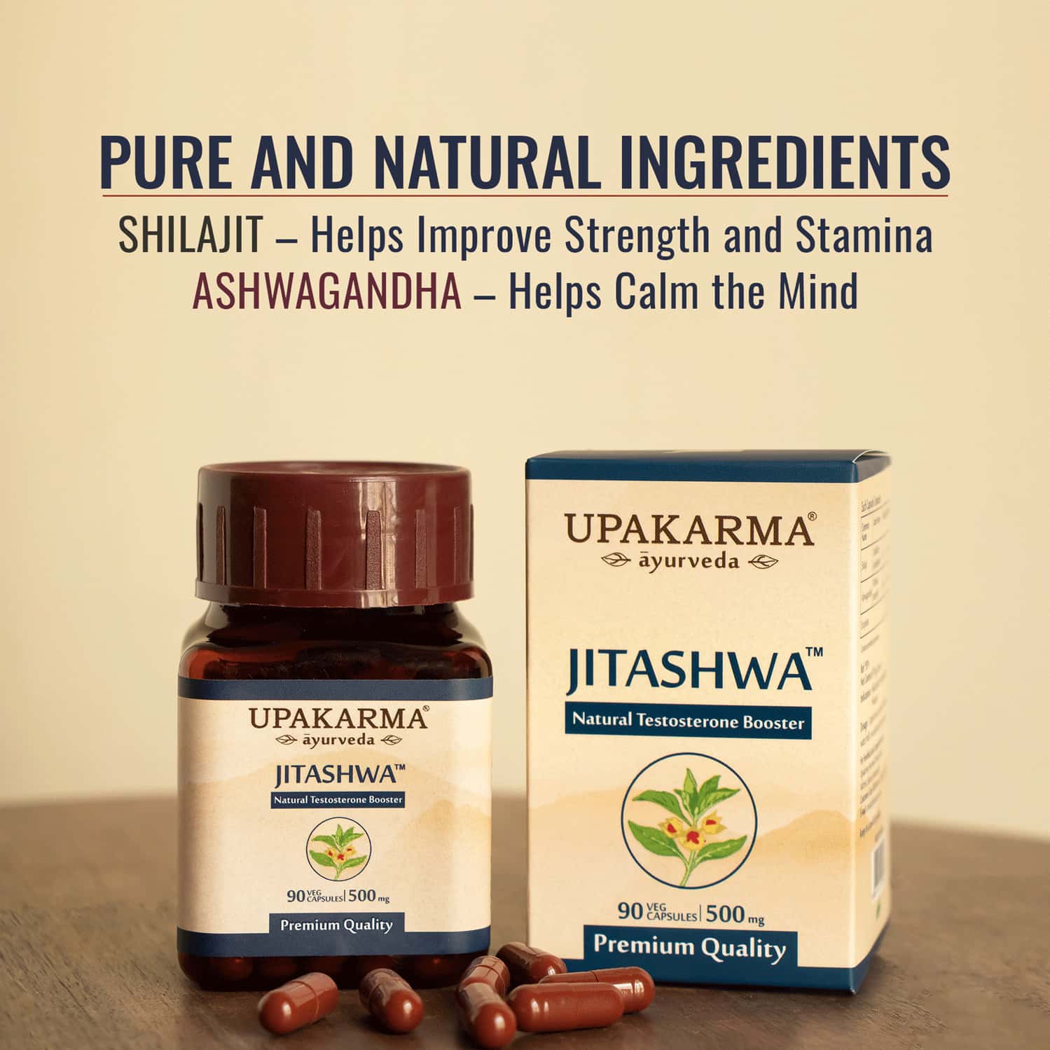 Buy UPAKARMA AYURVEDA ASHWAGANDHA PURE EXTRACT Y500 MG 90 VEGGIE