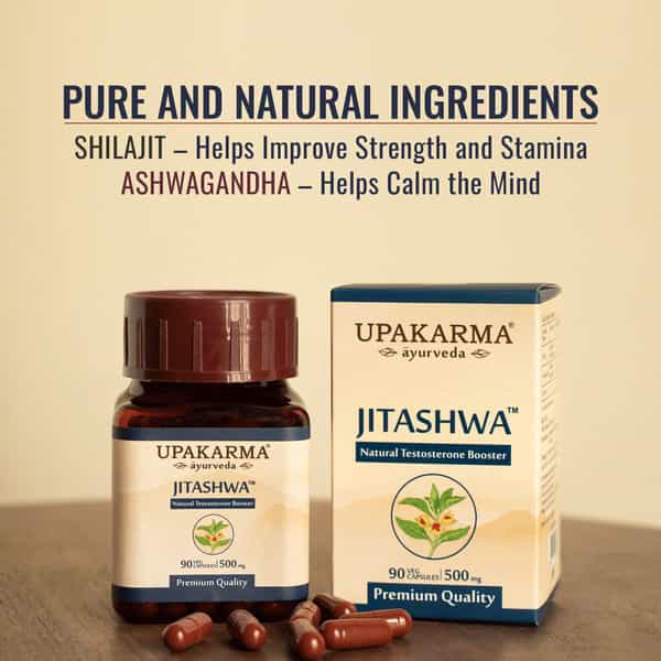 Upakarma Ayurveda Ashwagandha Pure Extract Y500 Mg 90 Veggie Capsules