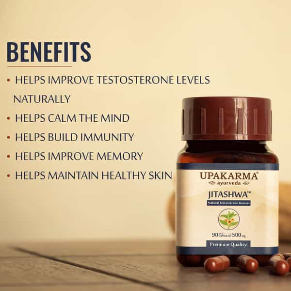 Upakarma Ayurveda Ashwagandha Pure Extract Y500 Mg 90 Veggie Capsules
