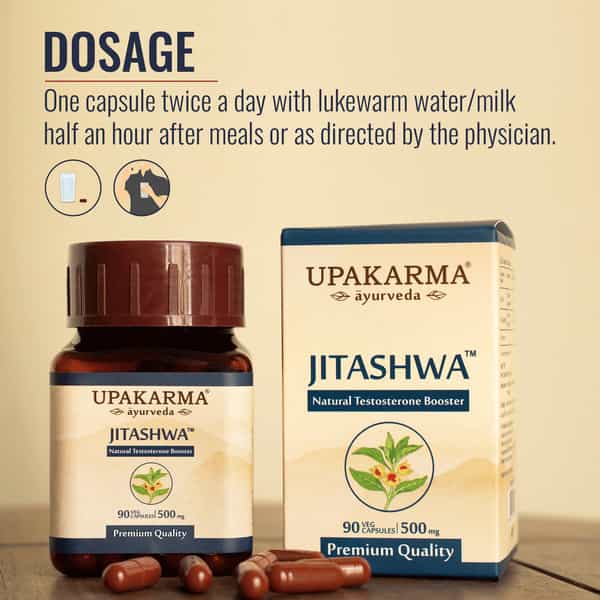 Upakarma Ayurveda Ashwagandha Pure Extract Y500 Mg 90 Veggie Capsules