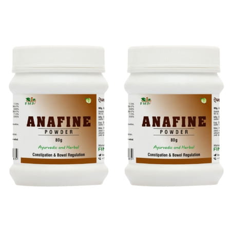 Fine Morning Pharma Ayurvedic And Herbal Anafine Powder | For Constipation - 80g (Pack Of 2)