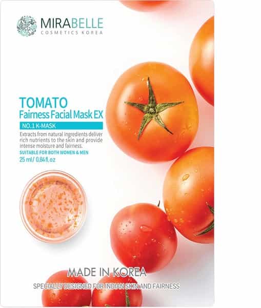 Mirabelle Tomato Facial Sheet Mask Ex
