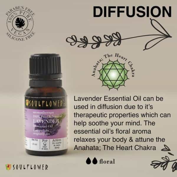 Soulflower Lavender Essential Oil 15Ml