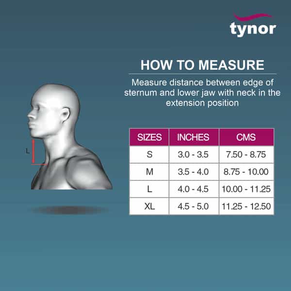 Tynor B 05 Cervical Orthosis Philadelphia Ethafoam Belt Size Medium