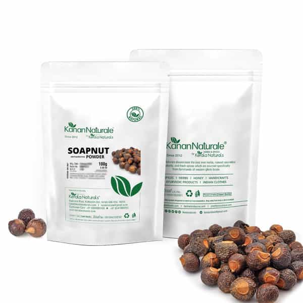 Kerala Naturals Aritha Powder (Soapnut Powder) 200G (2 X 100G)