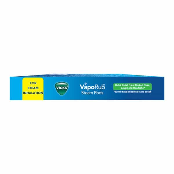 New Vicks Vaporub Strip Of 10 Steam Pod Capsules