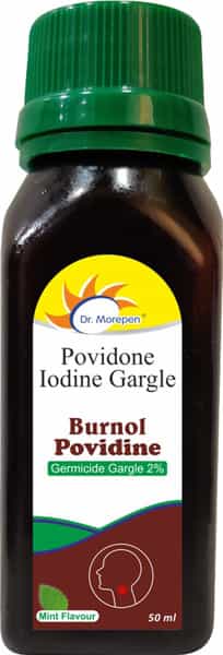 Dr. Morepen Providone Iodine Gargle With Mint Flavour - 50Ml