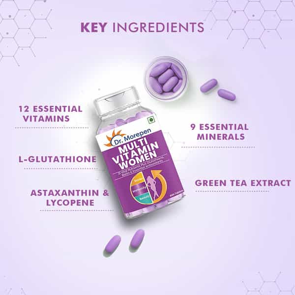 Dr. Morepen Multivitamin Women | Tablets | 60 No's