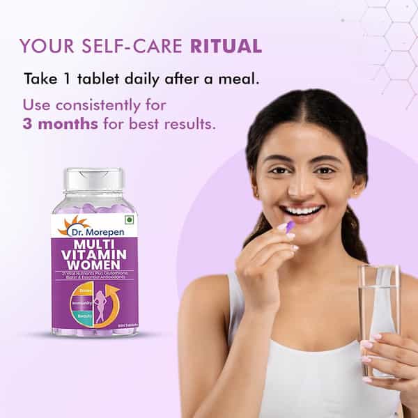 Dr. Morepen Multivitamin Women | Tablets | 60 No's