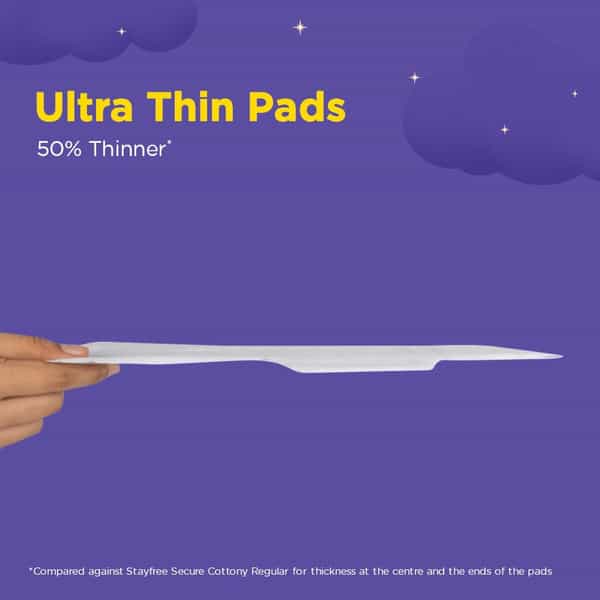 Stayfree Dry Max Xxl | 42 Pads | All Night Xxl Dry Cover Sanitary Pads For Women