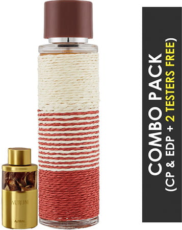 Ajmal Aurum Cp Alcohol-Free Attar 10ml For Women And Maryaj Deuce Homme Edp 100ml For Men