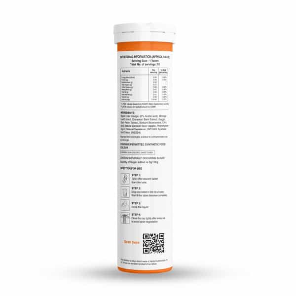 Pure Nutrition Acv + Moringa - 15 Effervescent Tablets