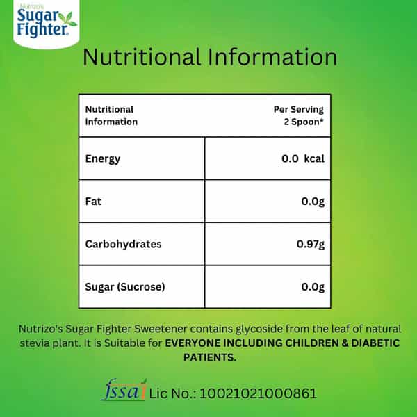 Sugar Fighter Stevia Powder Jar Of 250 G