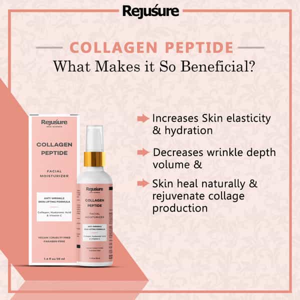 Rejusure Collagen Peptide Cream Moisturizer Day Night Anti - 50 Millilitre