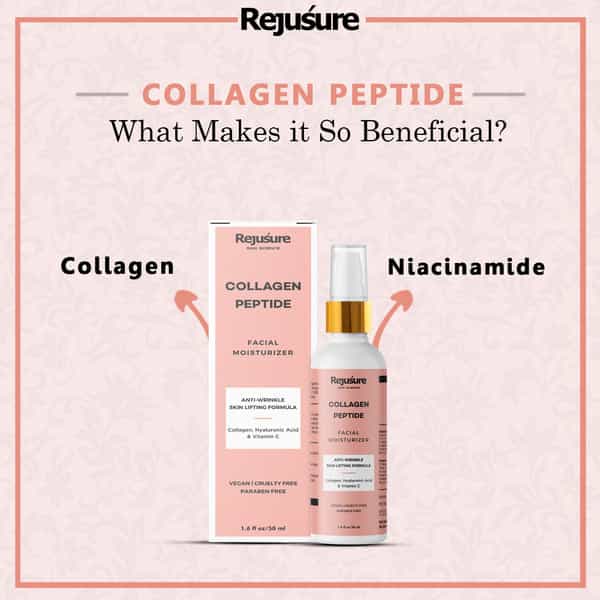 Rejusure Collagen Peptide Cream Moisturizer Day Night Anti - 50 Millilitre