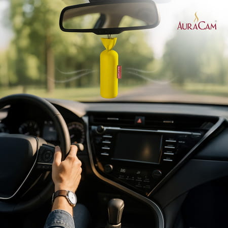 Auracam Gold Standard Camphor Pod Cone (Citrus) - Set Of 2