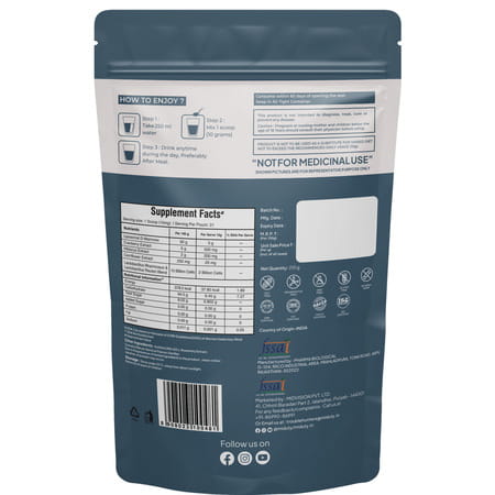 Miduty Uti Relief- D-Mannose-Cranberry Extract-Uti-Infection Support - Immunity-16x Effective -210g