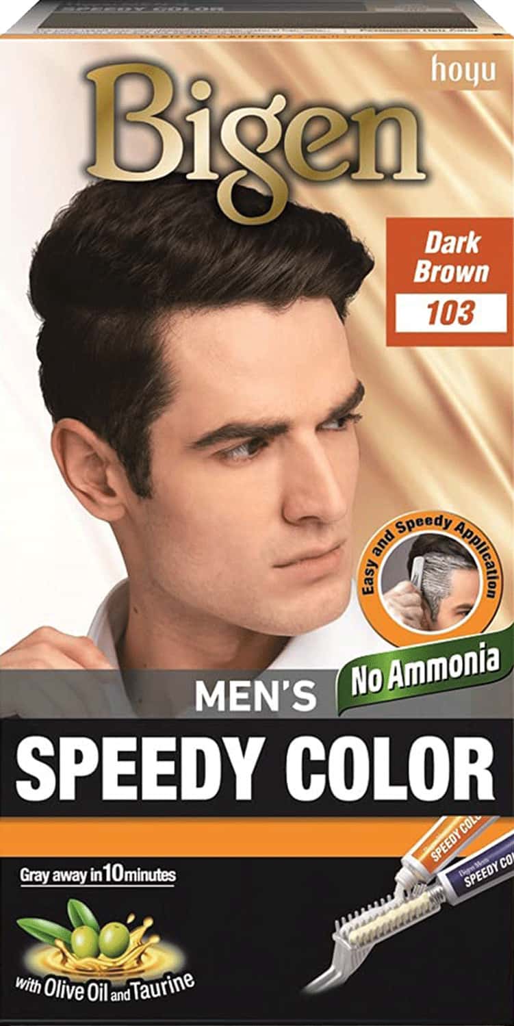 Bigen Men's Speedy Color Dark Brown 103 80g