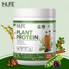 Inlife Plant Protein Powder - Pea | Quinoa & Brown Rice - 25G Protein (Coffee | 500G)