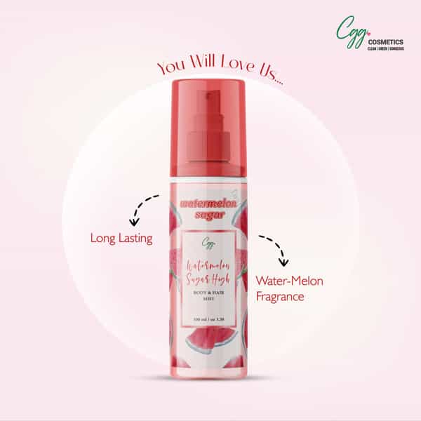 Cgg Cosmetics Watermelon Sugar Body & Hair Mist 100 Ml