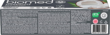 Biomed Superwhite Natural Toothpaste - Buy Two Get One Mouthwash Free -100gm