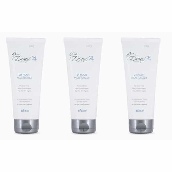 Brinton Doux 24 Hour Moisturizer Cream | Lightweight | Non-Greasy & Non- Irritating | 100G X 3