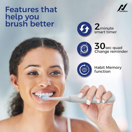 Nexlev Electric Toothbrush - Type C- White