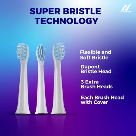 Nexlev Electric Toothbrush - Type C- White