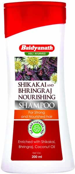 Baidyanath Asli Ayurved Shikakai And Bhringraj Nourishing Hair Strong Shampoo 200 Ml (Pack Of 2)