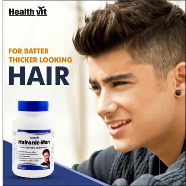 Healthvit Haironic-Man Hair Growth Tablets Bottle Of 60