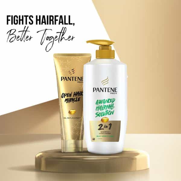 Pantene 2 In 1 Silky Smooth Care Shampoo + Conditioner - 650Ml