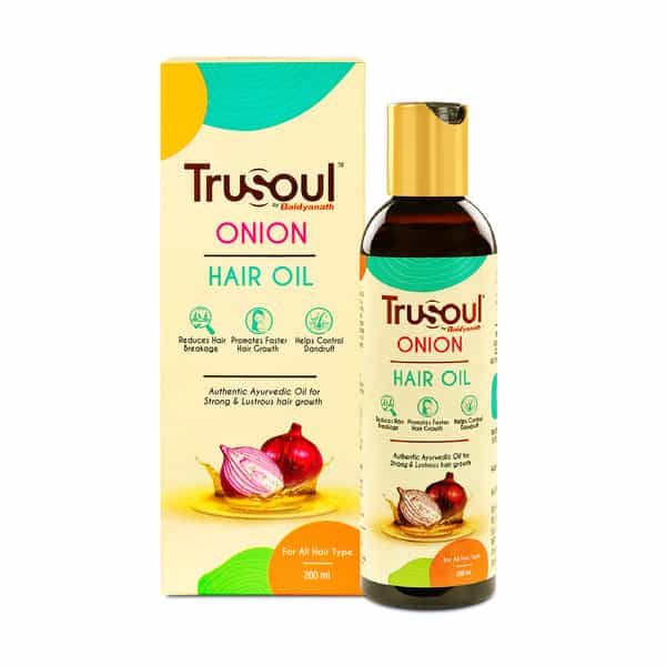 Baidyanath Trusoul Onion Hair Oil 200Ml | Hair Strength & Scalp Care