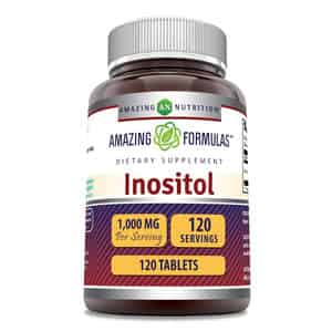 Amazing Formulas Inositol 1000mg Tablets | 120 Count