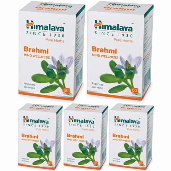 Buy HIMALAYA BRAHMI MIND WELLNESS (5 PACKS 60 TABLETS EACH) Online ...