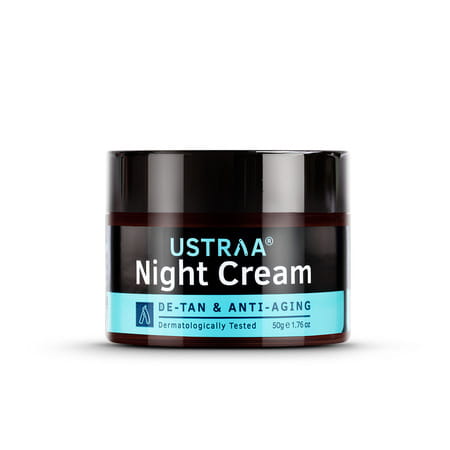 Ustraa Bright Skin Combo - 20% Vitamin C Face Serum 30ml & Night Cream 50g