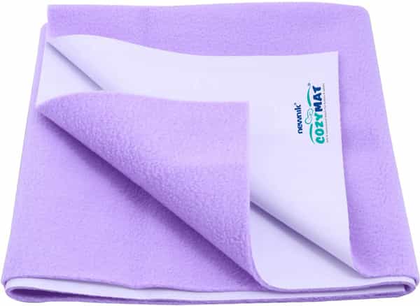 Newnik Cozymat Dry Sheet (Size: 140Cm X 220Cm) Single Bed Purple