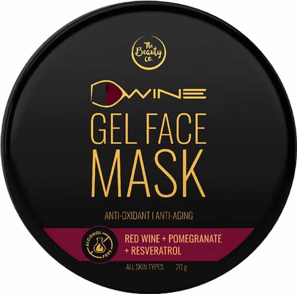 The Beauty Co. D'wine Face Gel Mask (20Gm) | Made In India