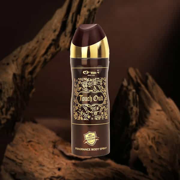 Ossa Touch Oud Body Spray Ambery And Oud Notes | For Men And Women | 200 Ml