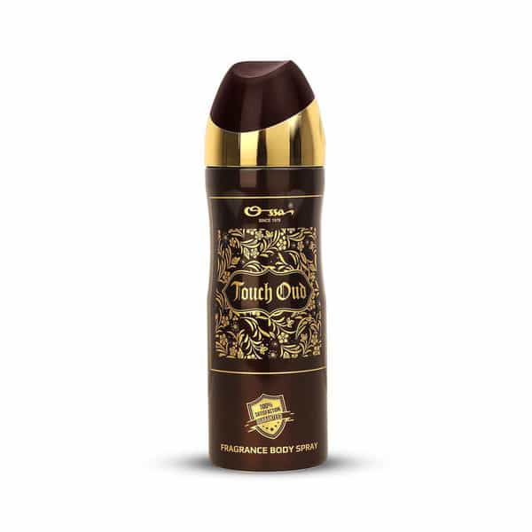 Ossa Touch Oud Body Spray Ambery And Oud Notes | For Men And Women | 200 Ml