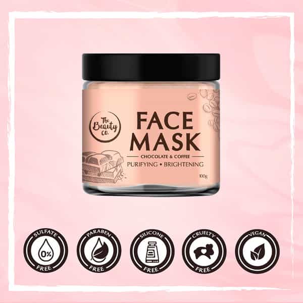 The Beauty Co. Chocolate & Coffee Face Mask 100Gm