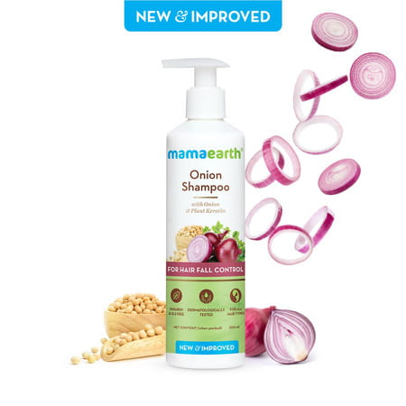 Mamaearth Onion Hair Fall Control Shampoo Bottle Of 250 Ml