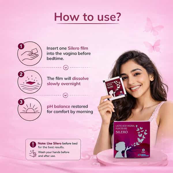 Silero Lactic Acid Vaginal Film - Pack Of 5