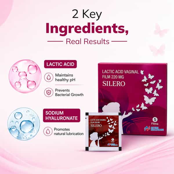 Silero Lactic Acid Vaginal Film - Pack Of 5