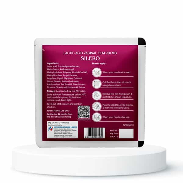 Silero Lactic Acid Vaginal Film - Pack Of 5