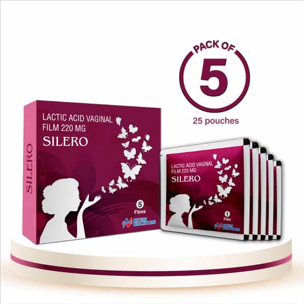 Silero Lactic Acid Vaginal Film - Pack Of 5