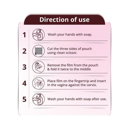 Silero Lactic Acid Vaginal Film - Pack Of 5