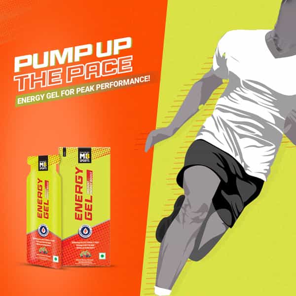 Muscleblaze Sports Energy Gel For Instant Energy Boost (Pack Of 5) | Mixed Berry Flavour